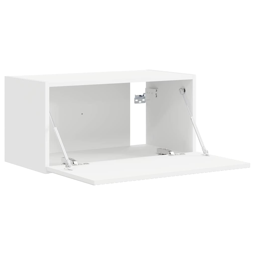 TV Wandkast Wandgemonteerd Wit 60 x 31 x 29,5 cm Bewerkt hout is nu te koop bij PeponiXL, paradijselijk wonen!