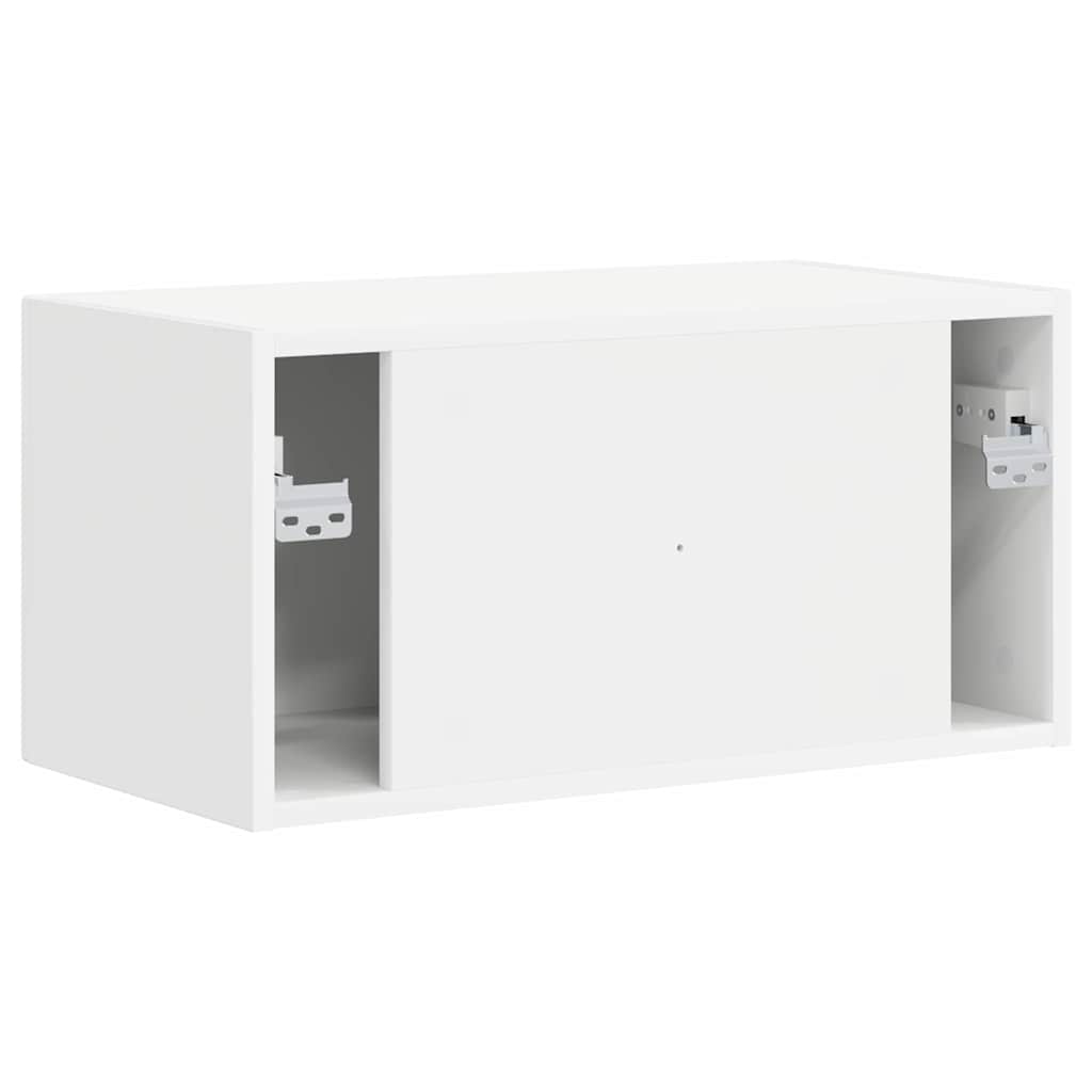 TV Wandkast Wandgemonteerd Wit 60 x 31 x 29,5 cm Bewerkt hout is nu te koop bij PeponiXL, paradijselijk wonen!