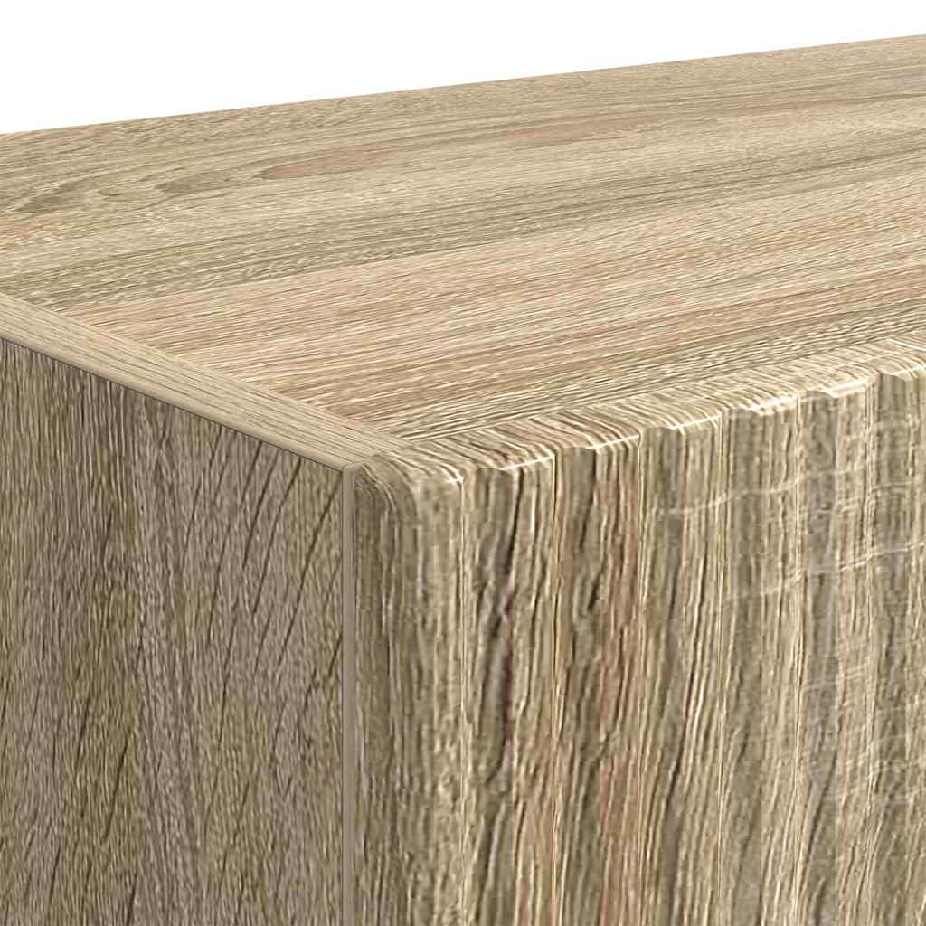 TV Wandkast Sonoma 60 x 31 x 29,5 cm Bewerkt hout is nu te koop bij PeponiXL, paradijselijk wonen!