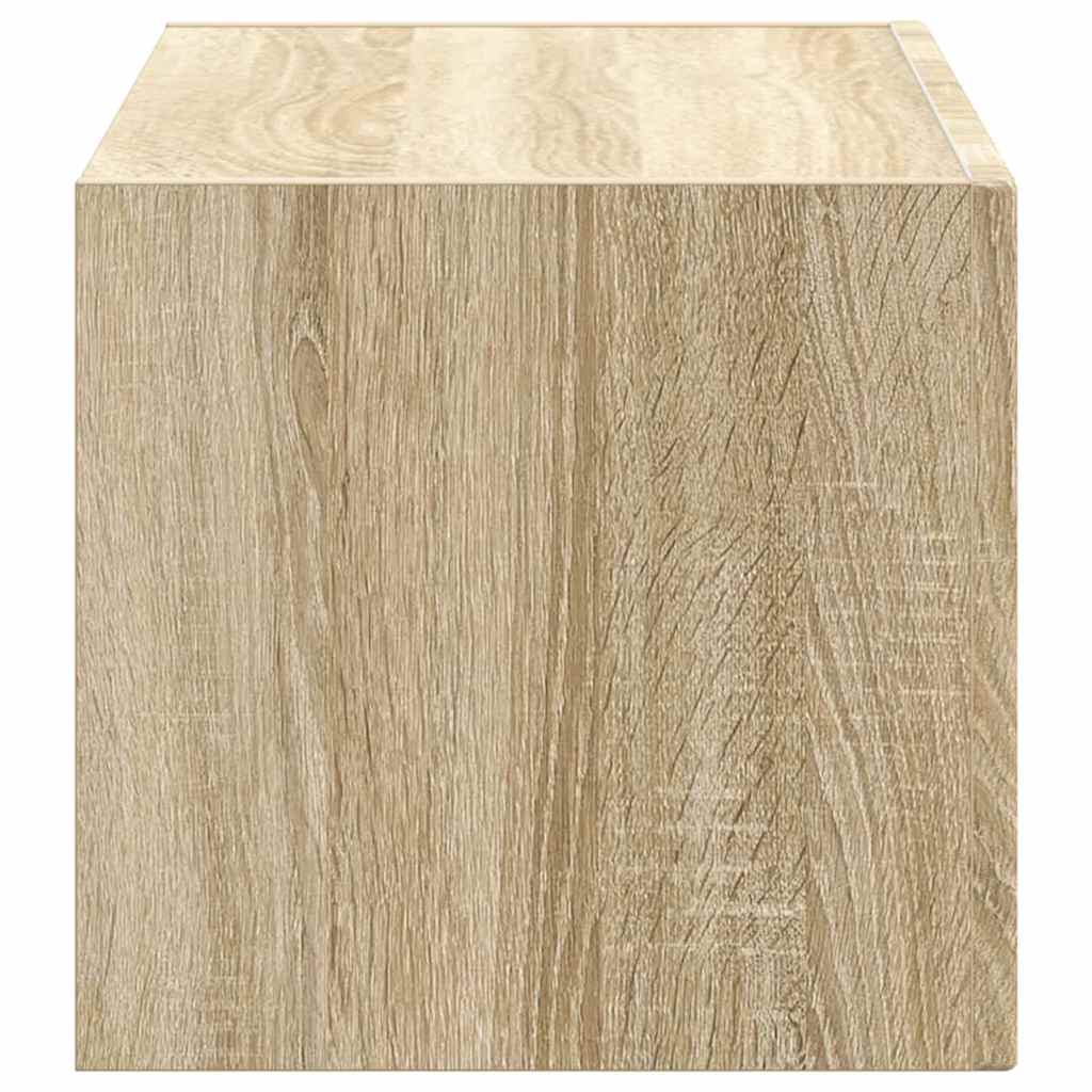TV Wandkast Sonoma 60 x 31 x 29,5 cm Bewerkt hout is nu te koop bij PeponiXL, paradijselijk wonen!