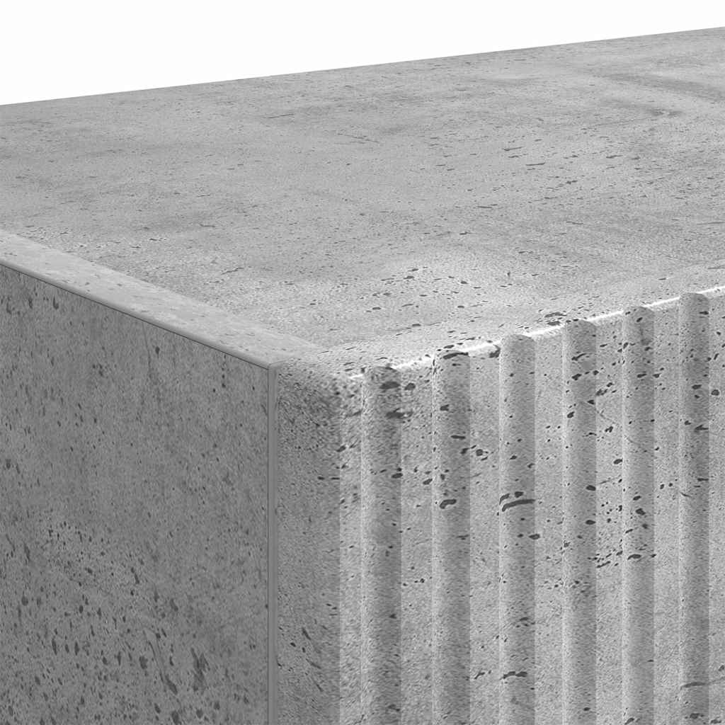 TV Wandkast Wandgemonteerd Beton 60 x 31 x 29,5 cm Bewerkt hout is nu te koop bij PeponiXL, paradijselijk wonen!