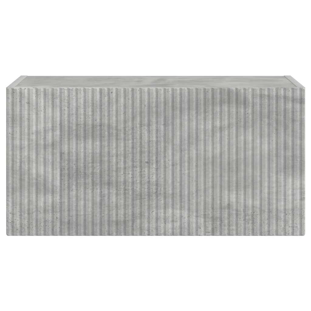 TV Wandkast Wandgemonteerd Beton 60 x 31 x 29,5 cm Bewerkt hout is nu te koop bij PeponiXL, paradijselijk wonen!