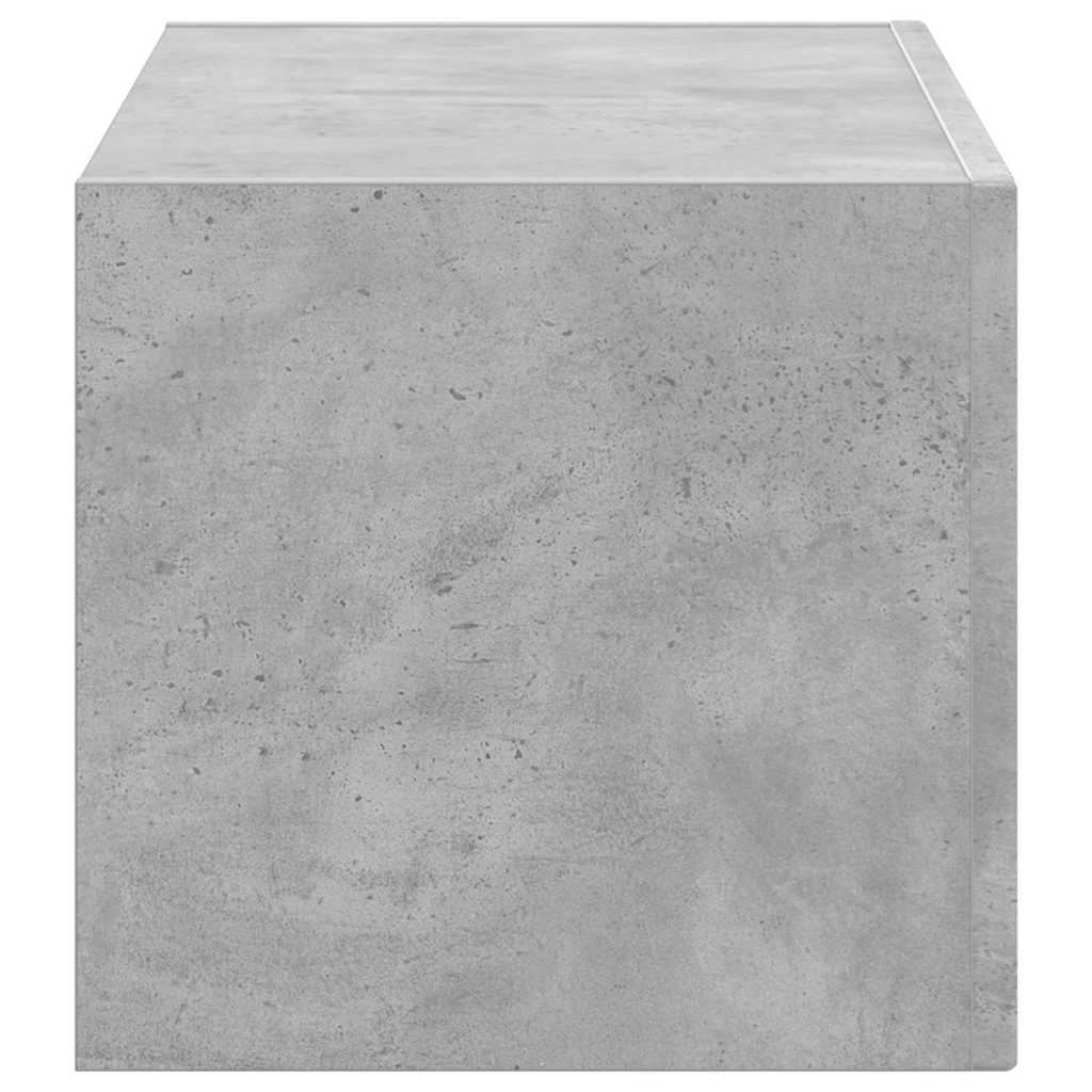 TV Wandkast Wandgemonteerd Beton 60 x 31 x 29,5 cm Bewerkt hout is nu te koop bij PeponiXL, paradijselijk wonen!