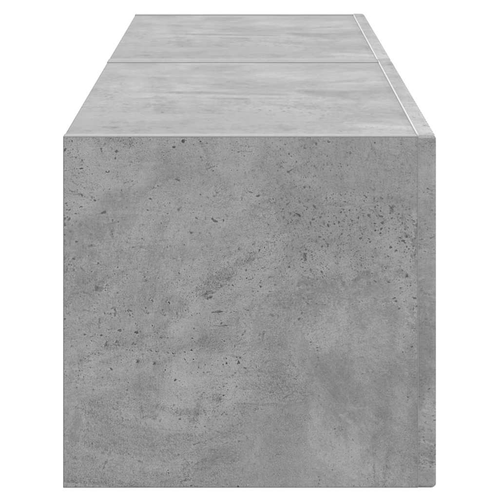 TV Wandkast 2 pcs Beton 60 x 31 x 29,5 cm Bewerkt hout is nu te koop bij PeponiXL, paradijselijk wonen!
