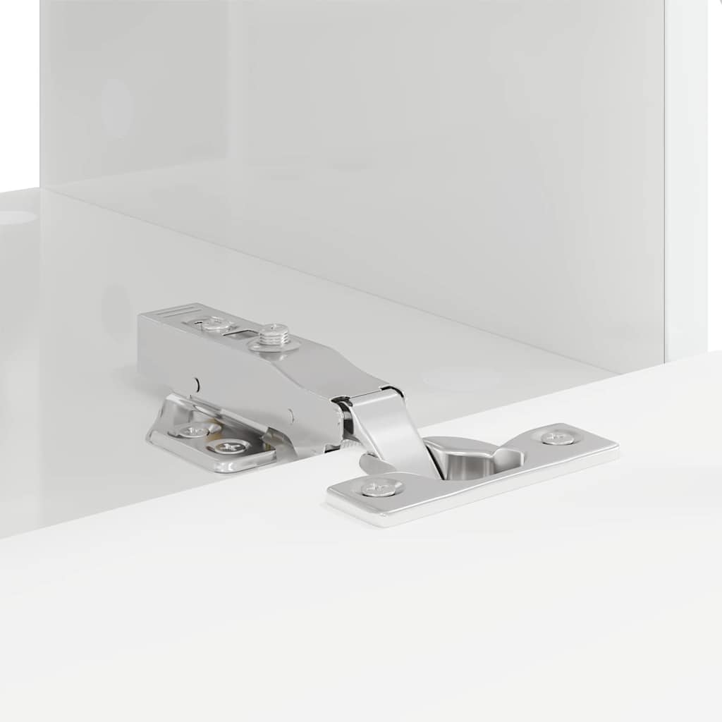 TV Wandkast 2 pcs Glanzend Wit 60 x 31 x 29,5 cm Bewerkt hout is nu te koop bij PeponiXL, paradijselijk wonen!
