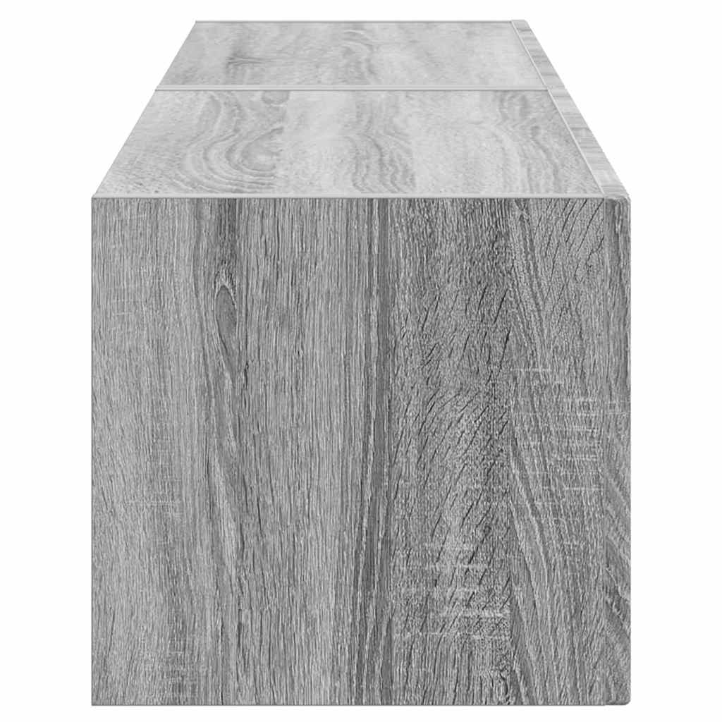 TV Wandkast 2 pcs Grijs Sonoma 60 x 31 x 29,5 cm Bewerkt hout is nu te koop bij PeponiXL, paradijselijk wonen!