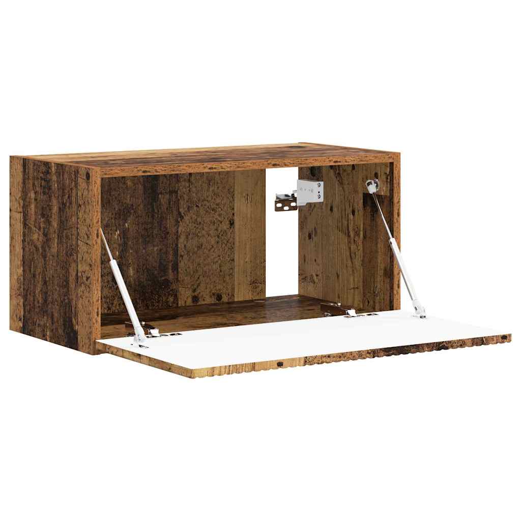 TV Wandkast Oud Hout 60 x 31 x 29,5 cm Bewerkt hout is nu te koop bij PeponiXL, paradijselijk wonen!