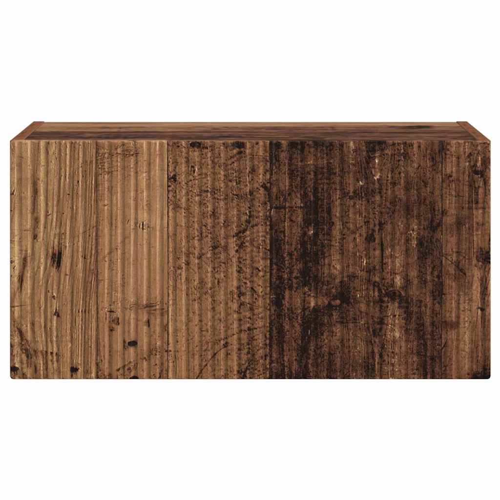TV Wandkast Oud Hout 60 x 31 x 29,5 cm Bewerkt hout is nu te koop bij PeponiXL, paradijselijk wonen!