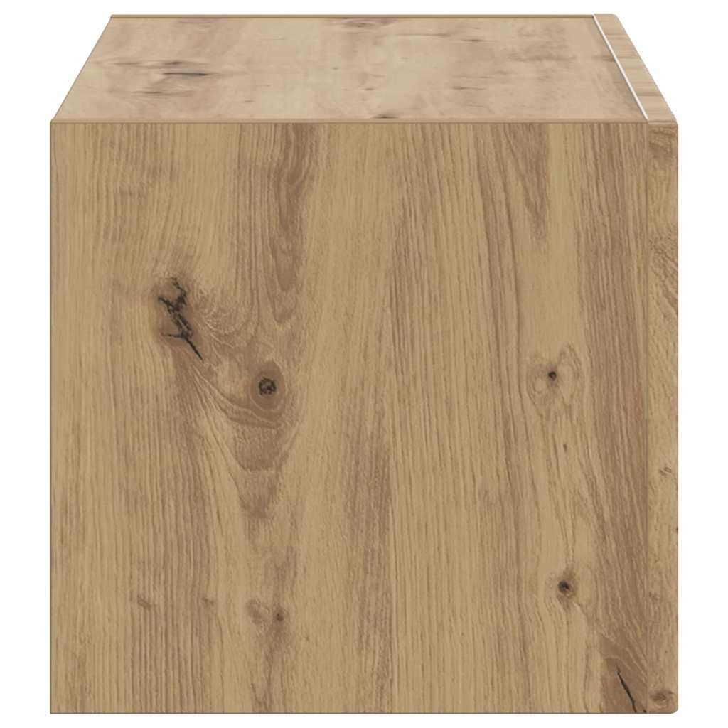 TV Wandkast 60 x 31 x 29,5 cm Ambachtelijk eiken Bewerkt hout is nu te koop bij PeponiXL, paradijselijk wonen!