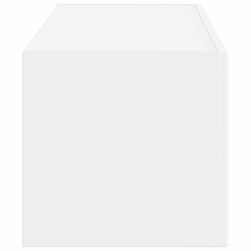 TV Wandkast Wandgemonteerd Wit 78,5 x 31 x 29,5 cm Bewerkt hout is nu te koop bij PeponiXL, paradijselijk wonen!