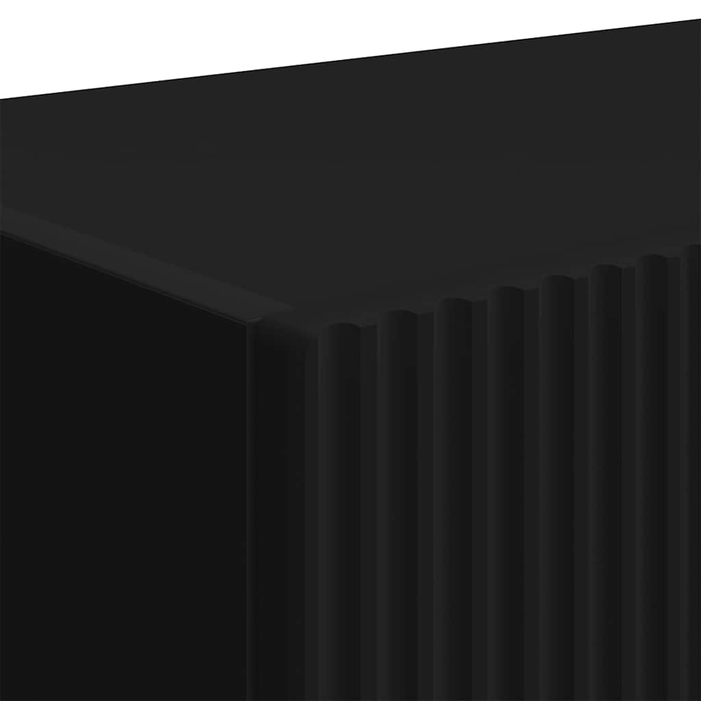 TV Wandkast 2 pcs Zwart 78,5 x 31 x 29,5 cm Bewerkt hout is nu te koop bij PeponiXL, paradijselijk wonen!