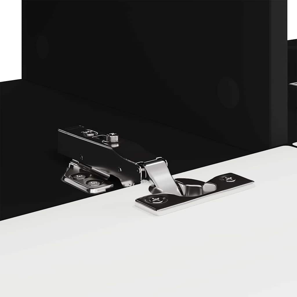TV Wandkast 2 pcs Zwart 78,5 x 31 x 29,5 cm Bewerkt hout is nu te koop bij PeponiXL, paradijselijk wonen!