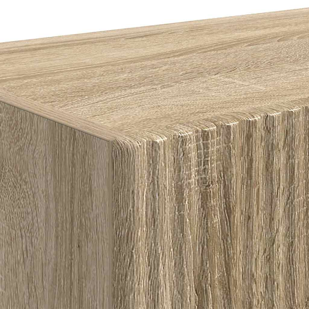 TV Wandkast Sonoma 78,5 x 31 x 29,5 cm Bewerkt hout is nu te koop bij PeponiXL, paradijselijk wonen!