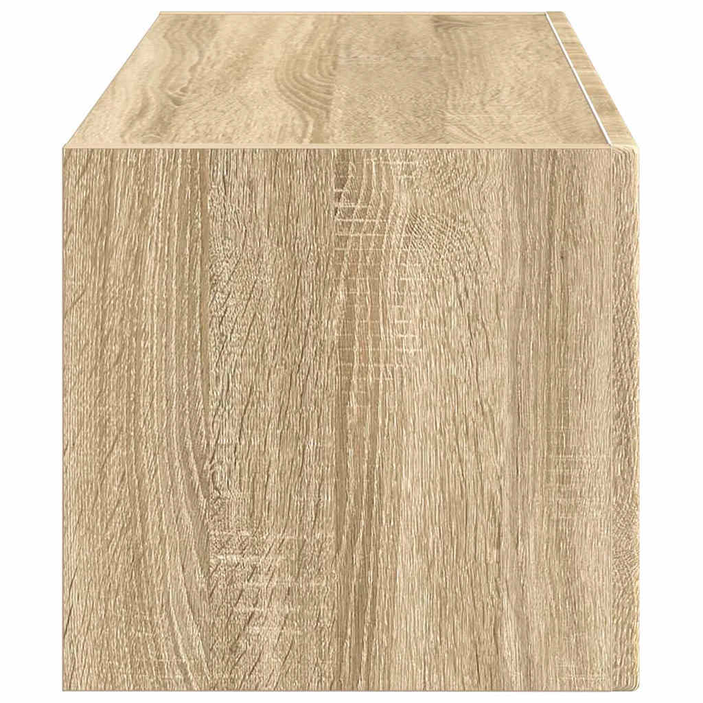 TV Wandkast Sonoma 78,5 x 31 x 29,5 cm Bewerkt hout is nu te koop bij PeponiXL, paradijselijk wonen!