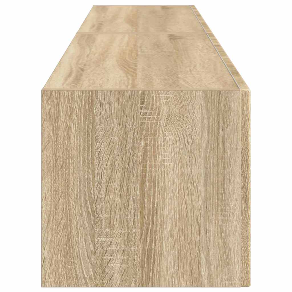 TV Wandkast 2 pcs Sonoma 78,5 x 31 x 29,5 cm Bewerkt hout is nu te koop bij PeponiXL, paradijselijk wonen!