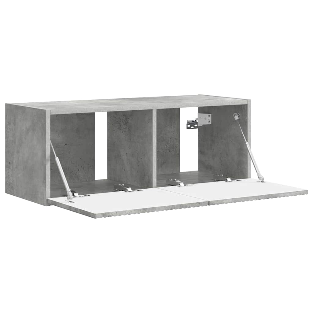 TV Wandkast Beton 78,5 x 31 x 29,5 cm Bewerkt hout is nu te koop bij PeponiXL, paradijselijk wonen!