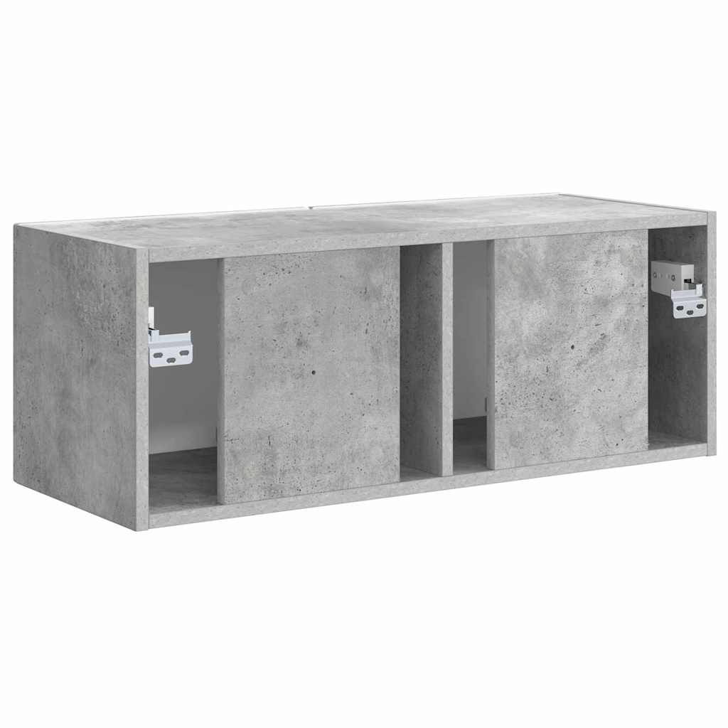 TV Wandkast Beton 78,5 x 31 x 29,5 cm Bewerkt hout is nu te koop bij PeponiXL, paradijselijk wonen!