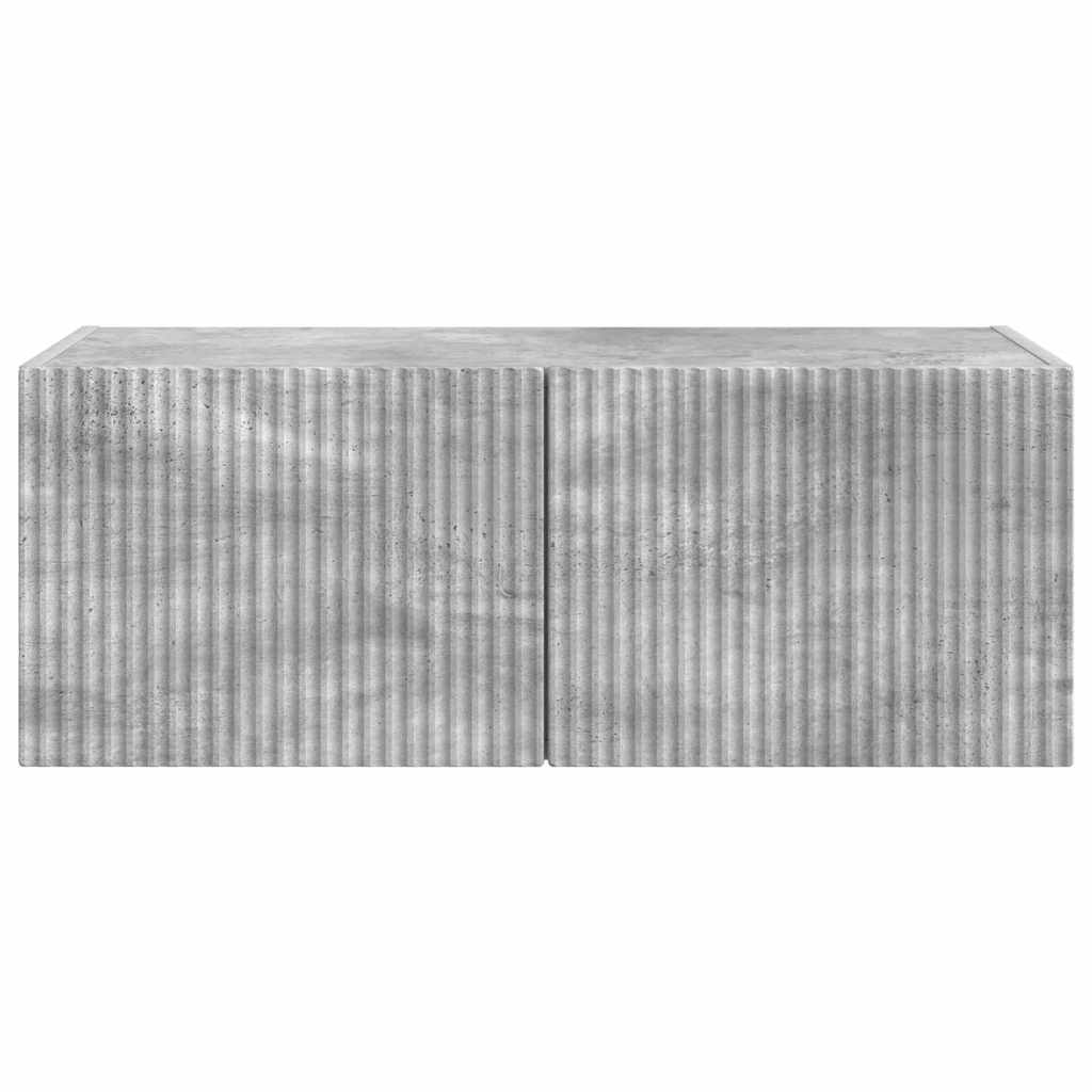 TV Wandkast Beton 78,5 x 31 x 29,5 cm Bewerkt hout is nu te koop bij PeponiXL, paradijselijk wonen!
