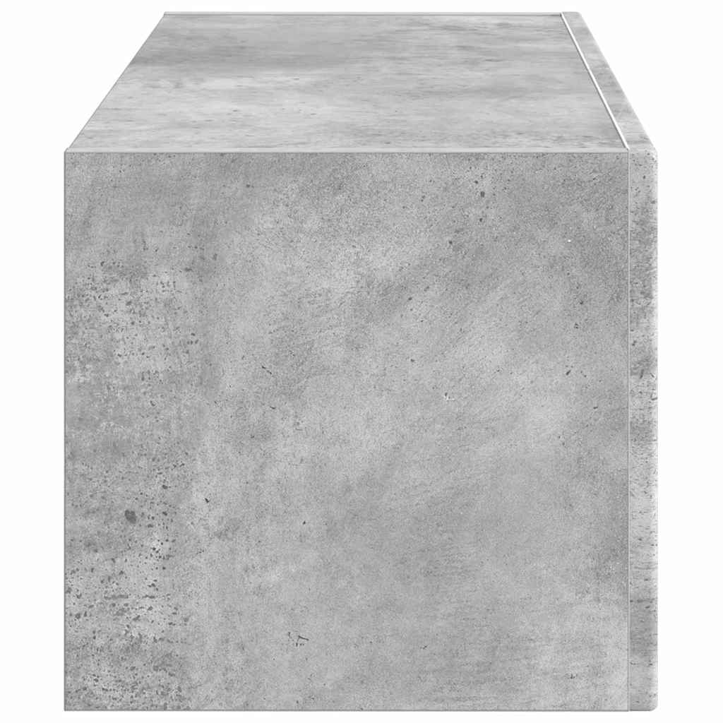 TV Wandkast Beton 78,5 x 31 x 29,5 cm Bewerkt hout is nu te koop bij PeponiXL, paradijselijk wonen!