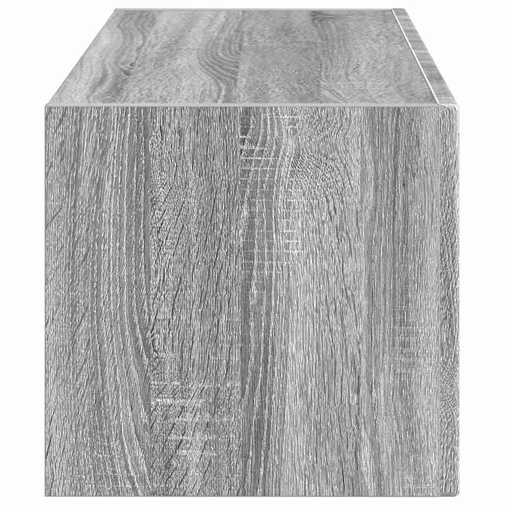 TV Wandkast Grijs Sonoma 78,5 x 31 x 29,5 cm Bewerkt hout is nu te koop bij PeponiXL, paradijselijk wonen!
