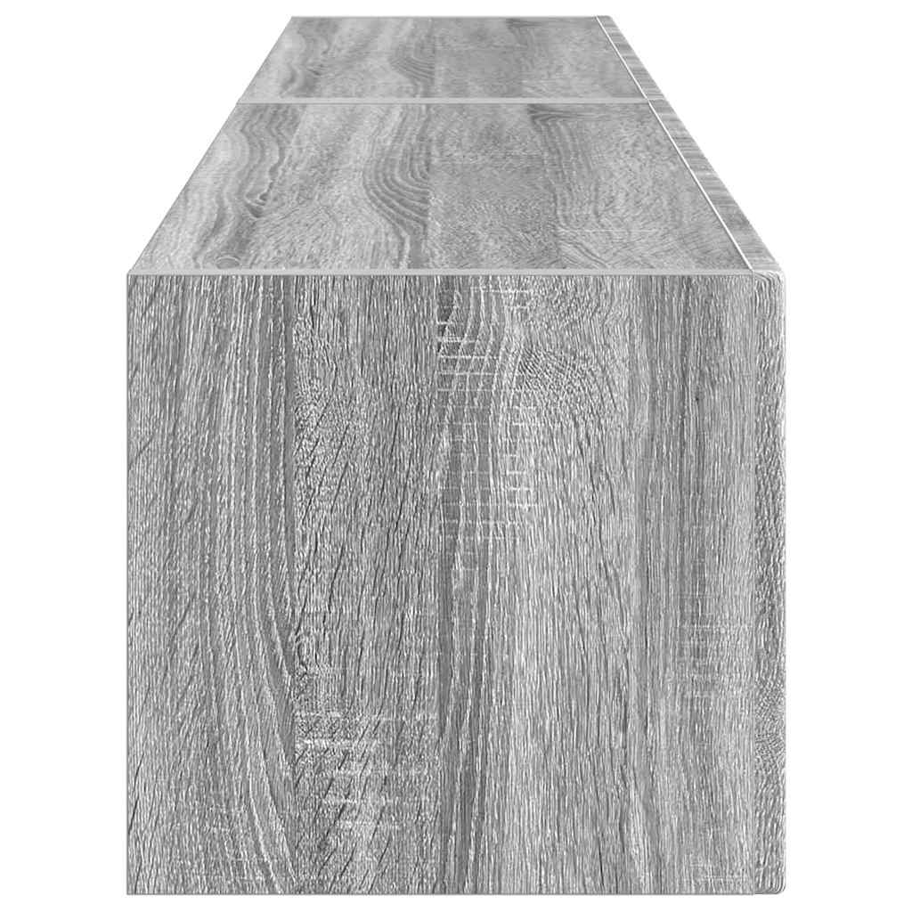 TV Wandkast 2 pcs Grijs Sonoma 78,5 x 31 x 29,5 cm Bewerkt hout is nu te koop bij PeponiXL, paradijselijk wonen!