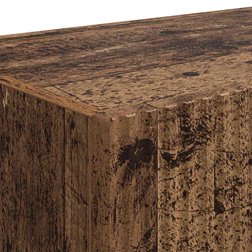 TV Wandkast Oud Hout 78,5 x 31 x 29,5 cm Bewerkt hout is nu te koop bij PeponiXL, paradijselijk wonen!
