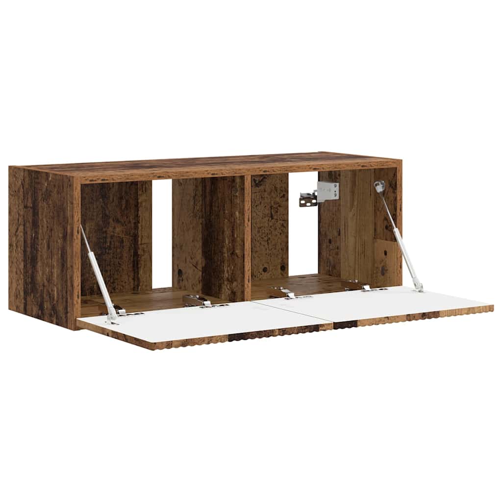 TV Wandkast Oud Hout 78,5 x 31 x 29,5 cm Bewerkt hout is nu te koop bij PeponiXL, paradijselijk wonen!