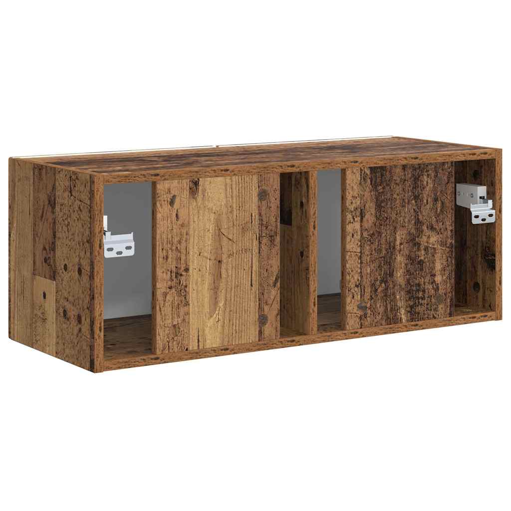 TV Wandkast Oud Hout 78,5 x 31 x 29,5 cm Bewerkt hout is nu te koop bij PeponiXL, paradijselijk wonen!