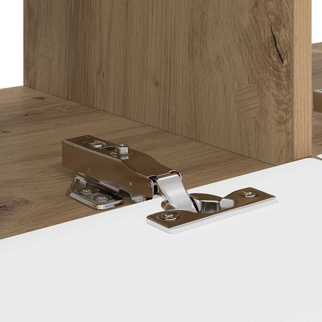 TV Wandkast 2 pcs Ambachtelijk eiken 78,5 x 31 x 29,5 cm is nu te koop bij PeponiXL, paradijselijk wonen!