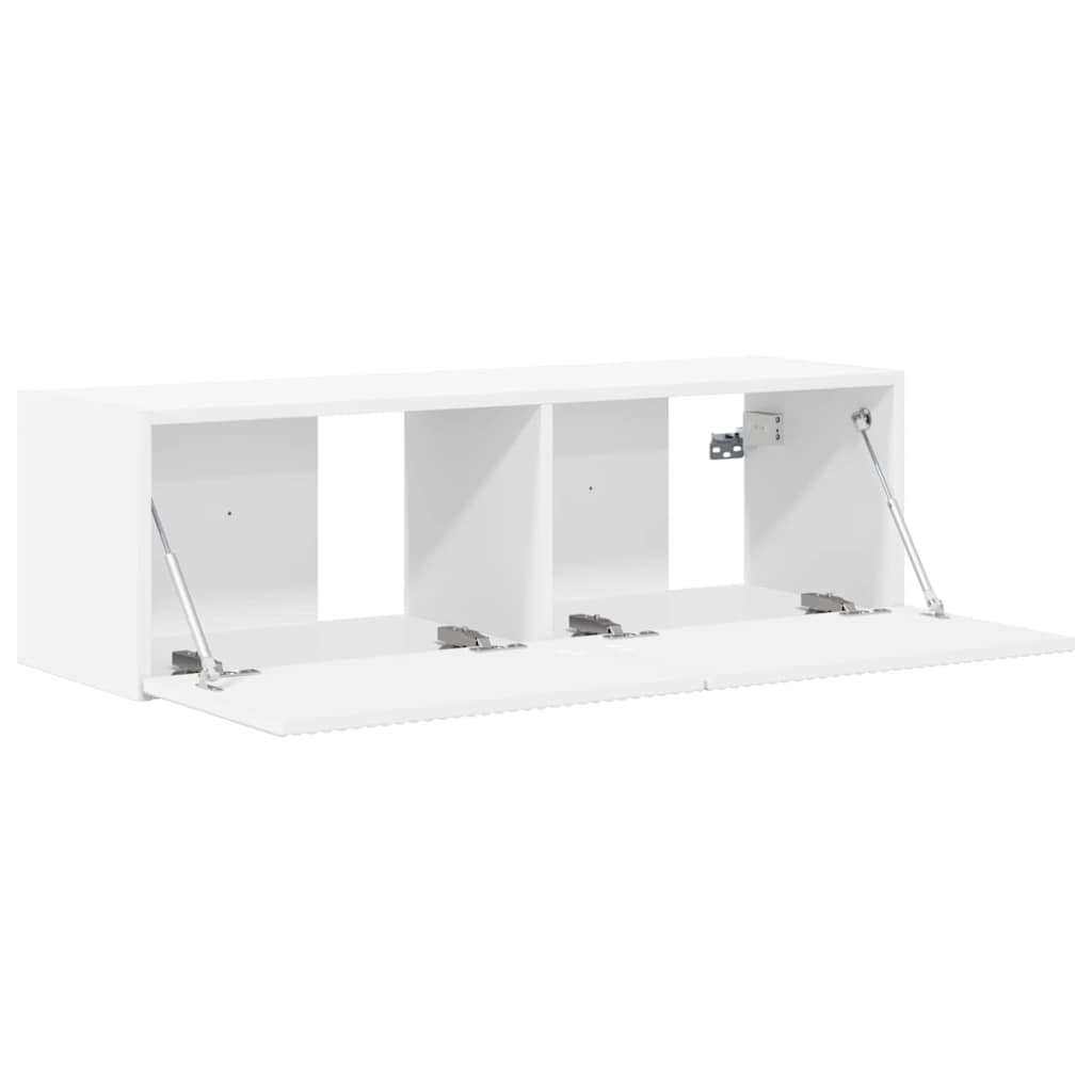 TV Wandkast Wandgemonteerd Wit 98 x 31 x 29,5 cm Bewerkt hout is nu te koop bij PeponiXL, paradijselijk wonen!