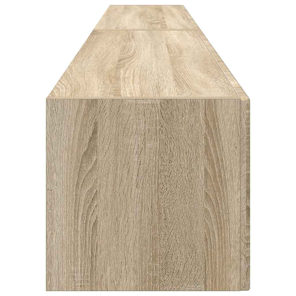 TV Wandkast 2 pcs Sonoma 98 x 31 x 29,5 cm Bewerkt hout is nu te koop bij PeponiXL, paradijselijk wonen!