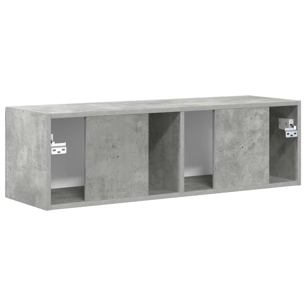 TV Wandkast Wandgemonteerd Beton 98 x 31 x 29,5 cm Bewerkt hout is nu te koop bij PeponiXL, paradijselijk wonen!
