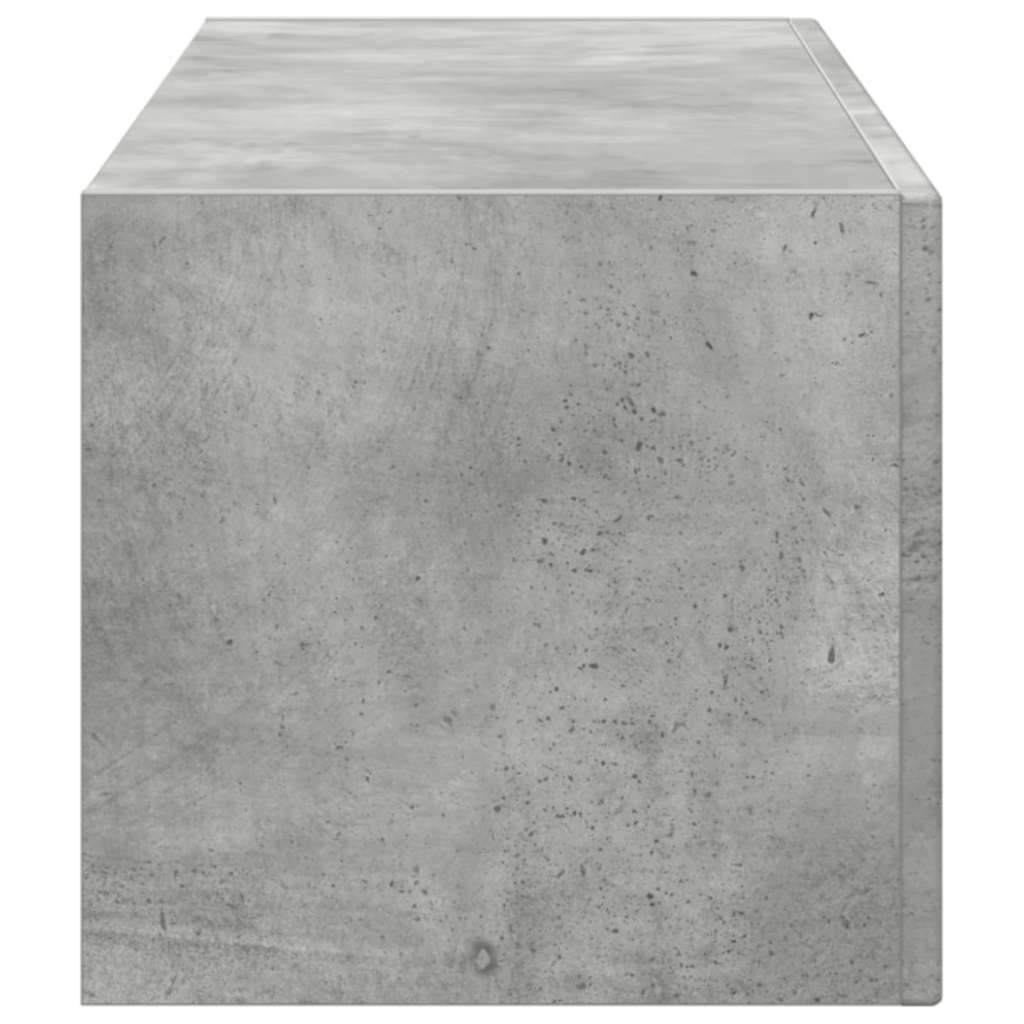 TV Wandkast Wandgemonteerd Beton 98 x 31 x 29,5 cm Bewerkt hout is nu te koop bij PeponiXL, paradijselijk wonen!
