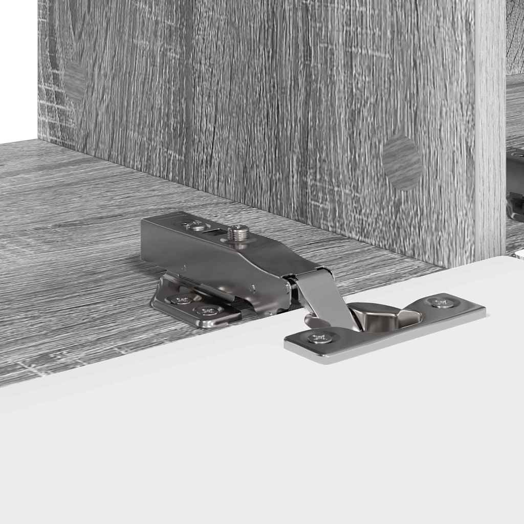 TV Wandkast Grijs Sonoma 98 x 31 x 29,5 cm Bewerkt hout is nu te koop bij PeponiXL, paradijselijk wonen!