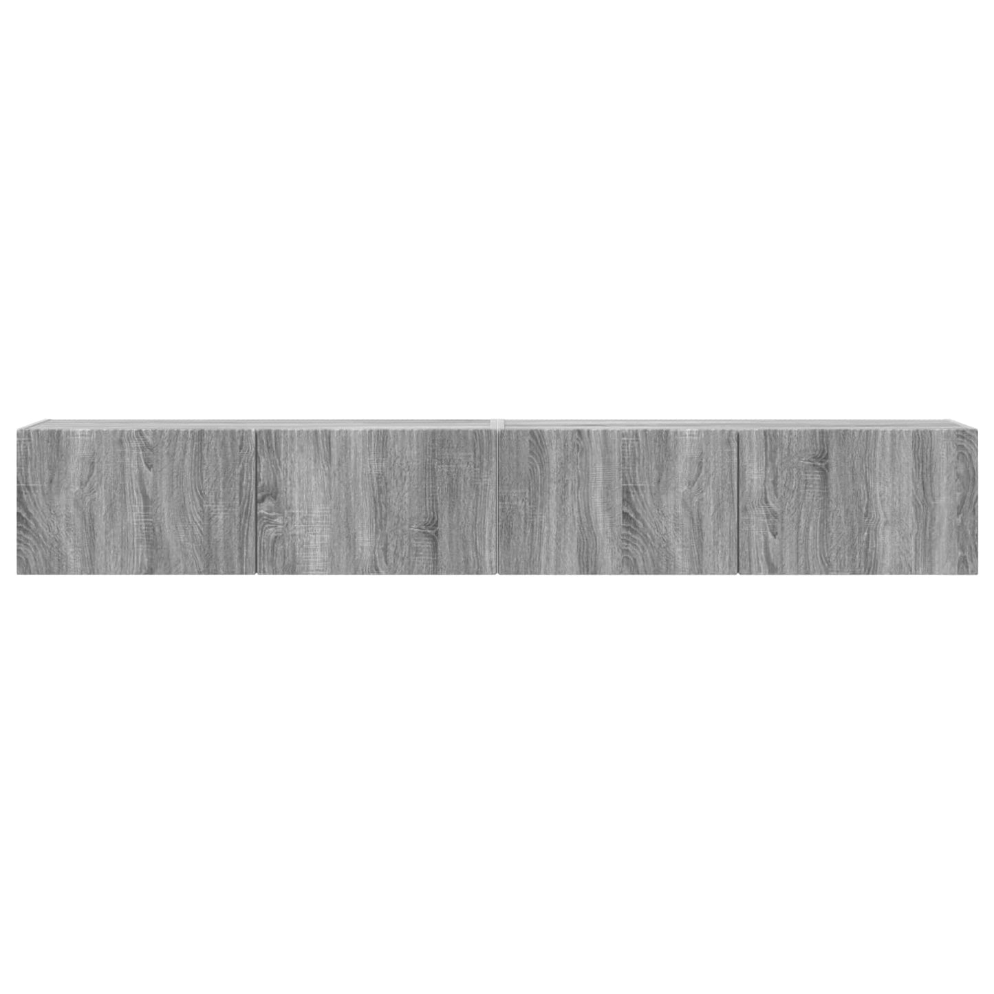 TV Wandkast 2 pcs Grijs Sonoma 98 x 31 x 29,5 cm Bewerkt hout is nu te koop bij PeponiXL, paradijselijk wonen!