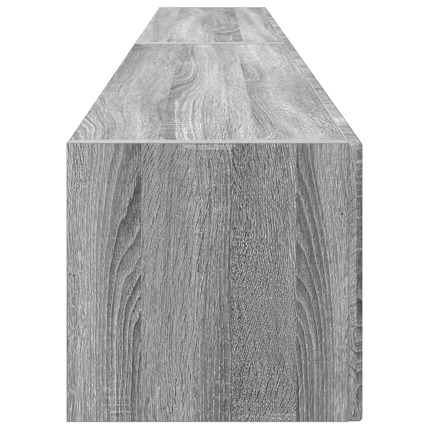 TV Wandkast 2 pcs Grijs Sonoma 98 x 31 x 29,5 cm Bewerkt hout is nu te koop bij PeponiXL, paradijselijk wonen!