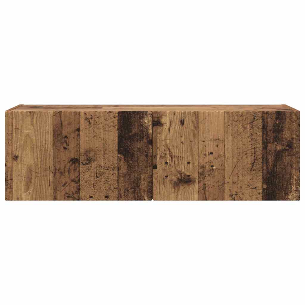 TV Wandkast Oud Hout 98 x 31 x 29,5 cm Bewerkt hout is nu te koop bij PeponiXL, paradijselijk wonen!