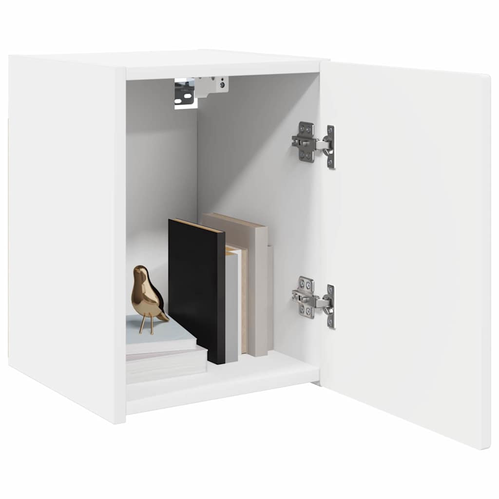 TV Wandkast Wandgemonteerd Wit 30 x 31 x 40 cm Bewerkt hout is nu te koop bij PeponiXL, paradijselijk wonen!
