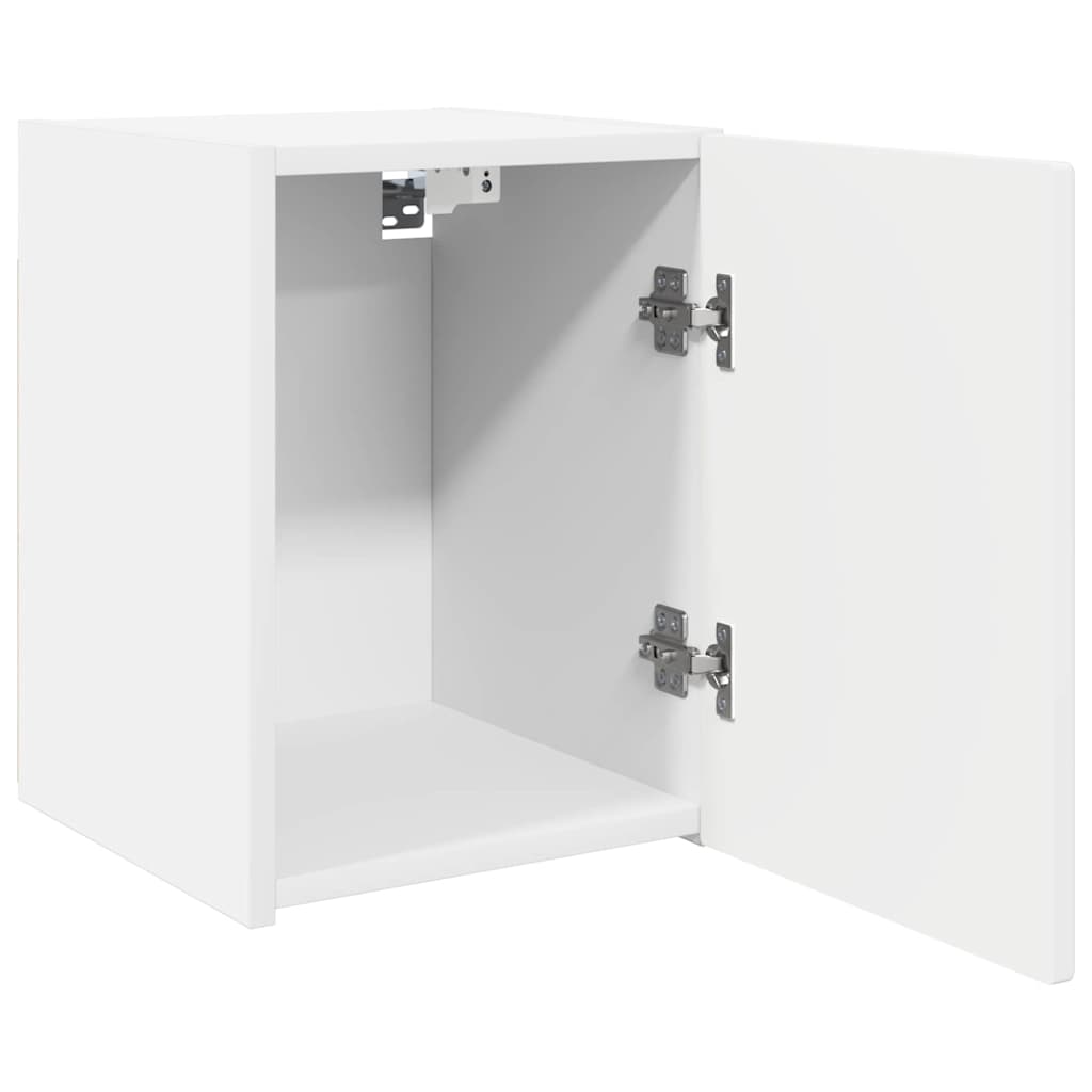 TV Wandkast 2 pcs Wit 30 x 31 x 40 cm Bewerkt hout is nu te koop bij PeponiXL, paradijselijk wonen!