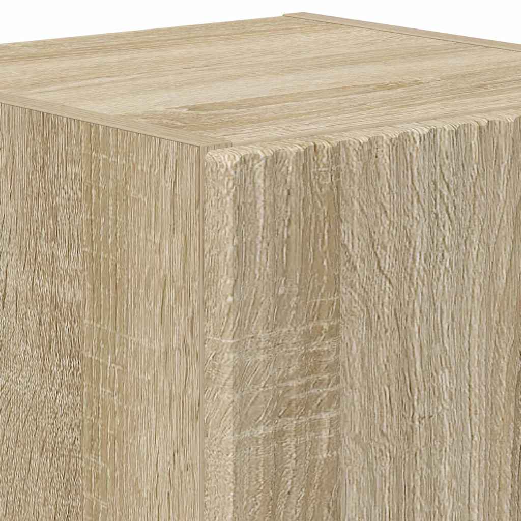 TV Wandkast Wandgemonteerd Sonoma 30 x 31 x 40 cm Bewerkt hout is nu te koop bij PeponiXL, paradijselijk wonen!