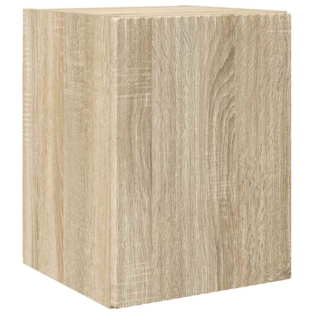 TV Wandkast Wandgemonteerd Sonoma 30 x 31 x 40 cm Bewerkt hout is nu te koop bij PeponiXL, paradijselijk wonen!