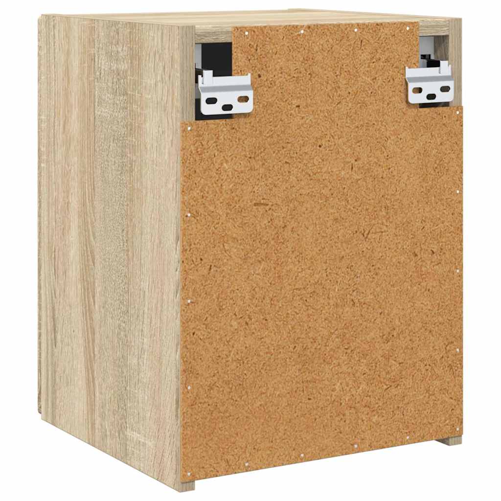 TV Wandkast Wandgemonteerd Sonoma 30 x 31 x 40 cm Bewerkt hout is nu te koop bij PeponiXL, paradijselijk wonen!