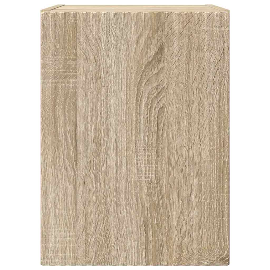 TV Wandkast Wandgemonteerd Sonoma 30 x 31 x 40 cm Bewerkt hout is nu te koop bij PeponiXL, paradijselijk wonen!