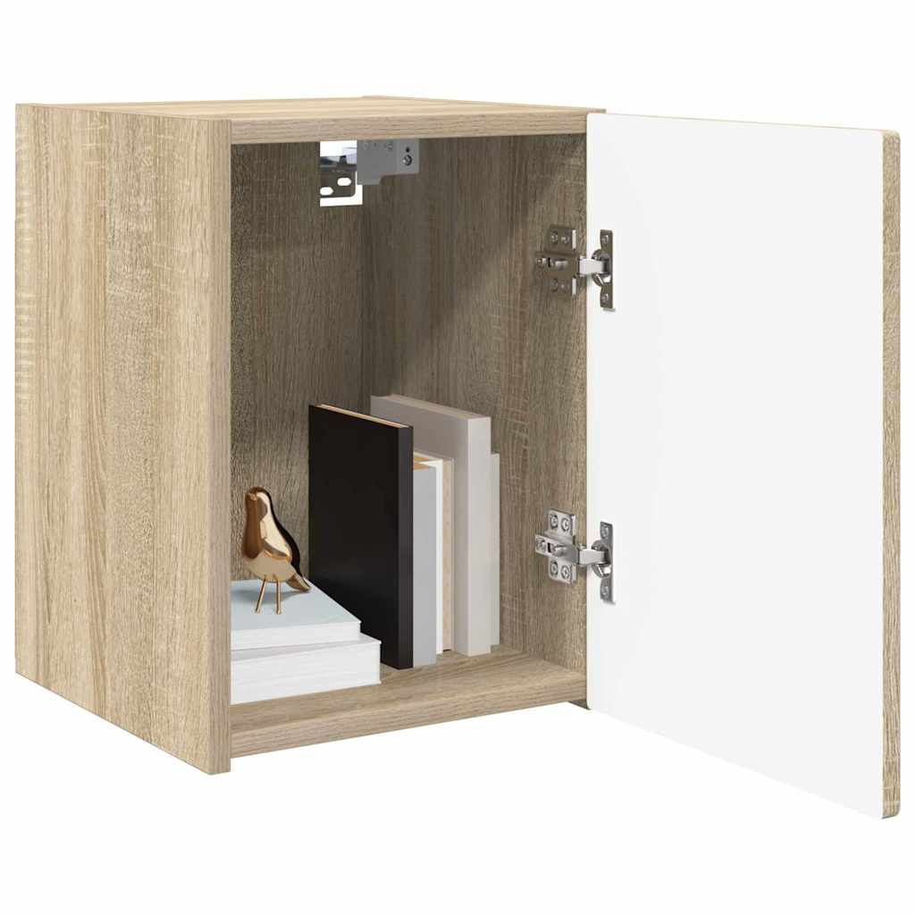 TV Wandkast Wandgemonteerd Sonoma 30 x 31 x 40 cm Bewerkt hout is nu te koop bij PeponiXL, paradijselijk wonen!