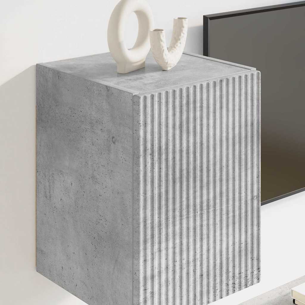 TV Wandkast Wandgemonteerd Beton 30 x 31 x 40 cm Bewerkt hout is nu te koop bij PeponiXL, paradijselijk wonen!