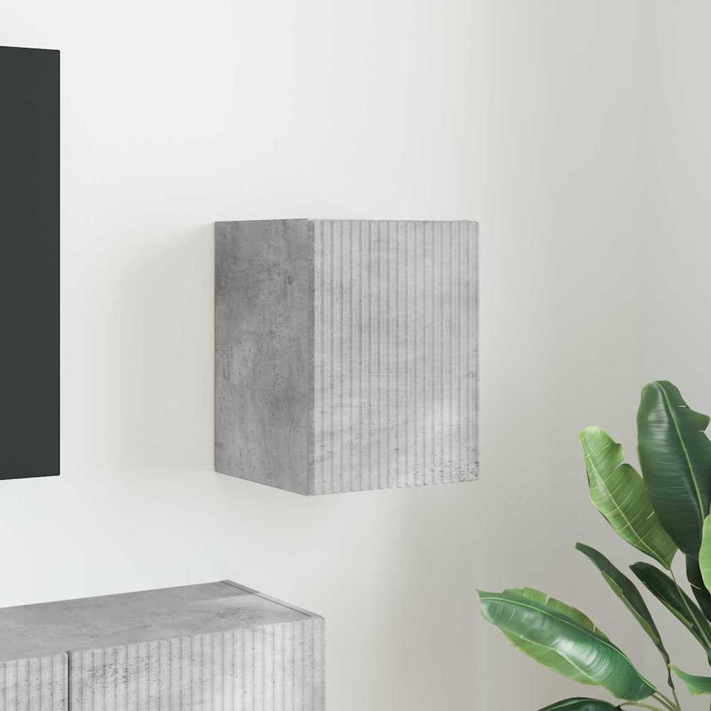 TV Wandkast Wandgemonteerd Beton 30 x 31 x 40 cm Bewerkt hout is nu te koop bij PeponiXL, paradijselijk wonen!