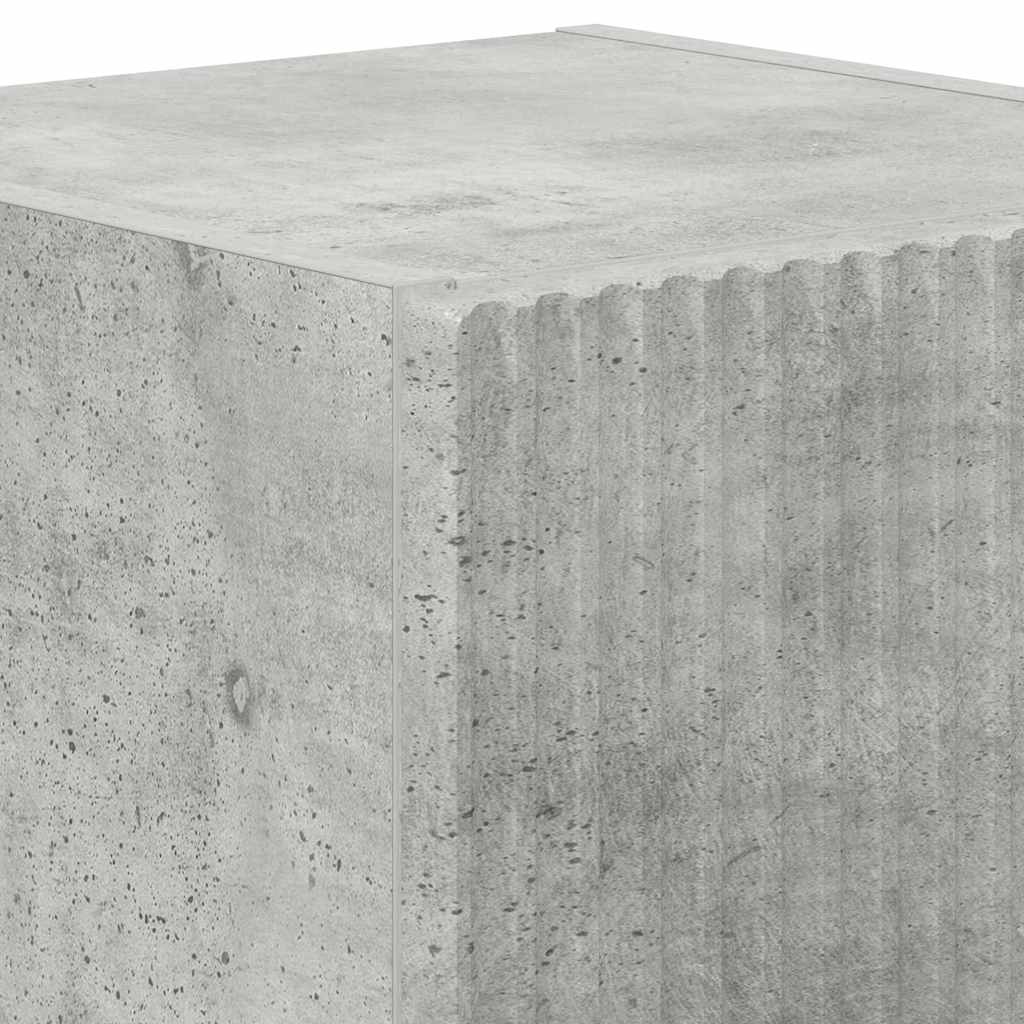 TV Wandkast 2 pcs Beton 30 x 31 x 40 cm Bewerkt hout is nu te koop bij PeponiXL, paradijselijk wonen!