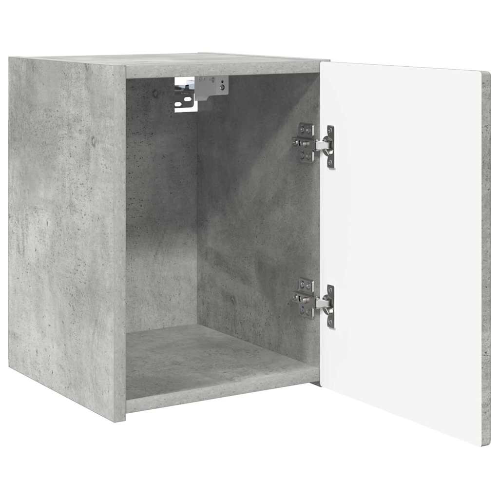 TV Wandkast 2 pcs Beton 30 x 31 x 40 cm Bewerkt hout is nu te koop bij PeponiXL, paradijselijk wonen!