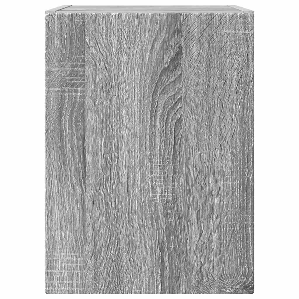 TV Wandkast Grijs Sonoma 30 x 31 x 40 cm Bewerkt hout is nu te koop bij PeponiXL, paradijselijk wonen!