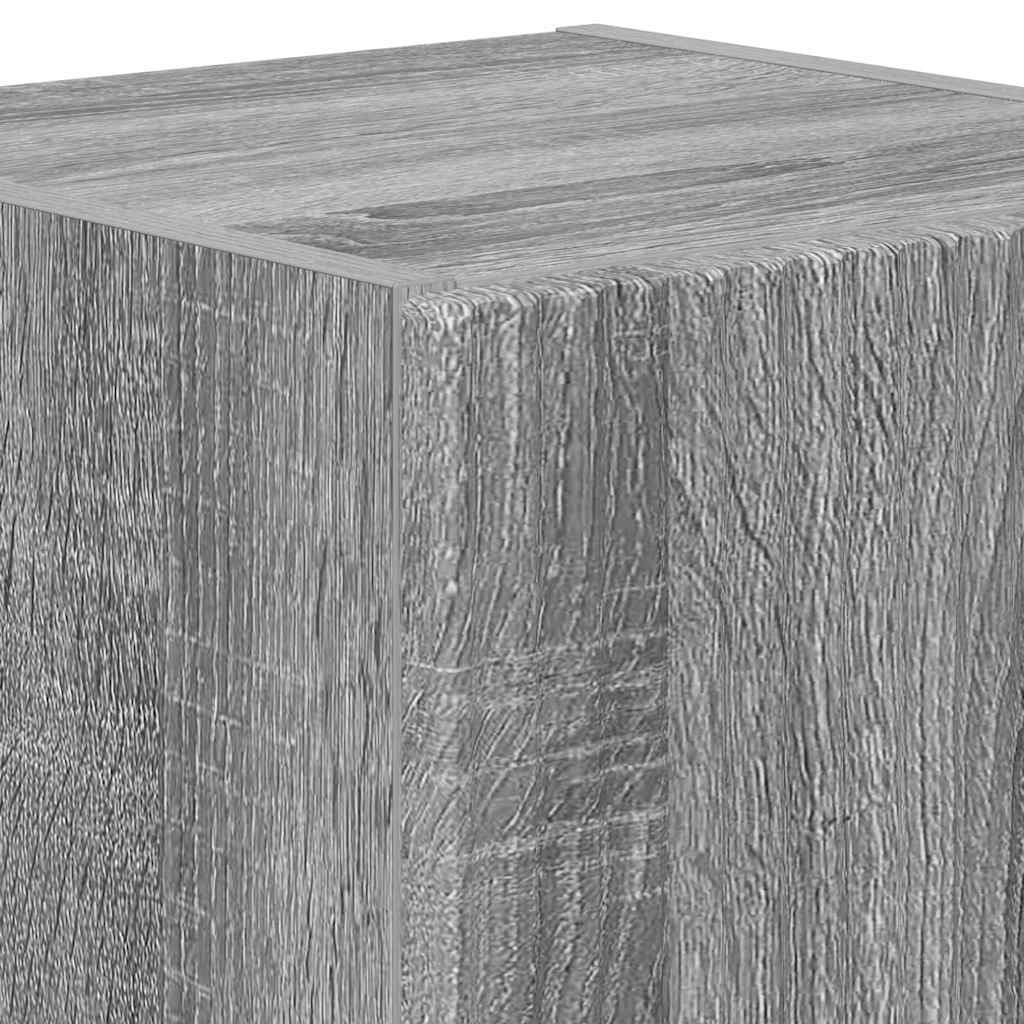 TV Wandkast 2 pcs Grijs Sonoma 30 x 31 x 40 cm Bewerkt hout is nu te koop bij PeponiXL, paradijselijk wonen!